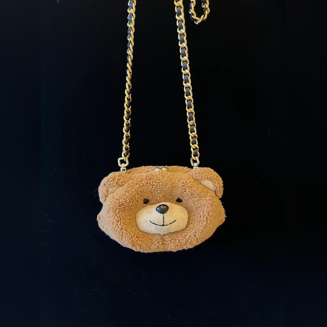 Limited Edition Moschino Capsule Plush Teddy Bear Crossbag